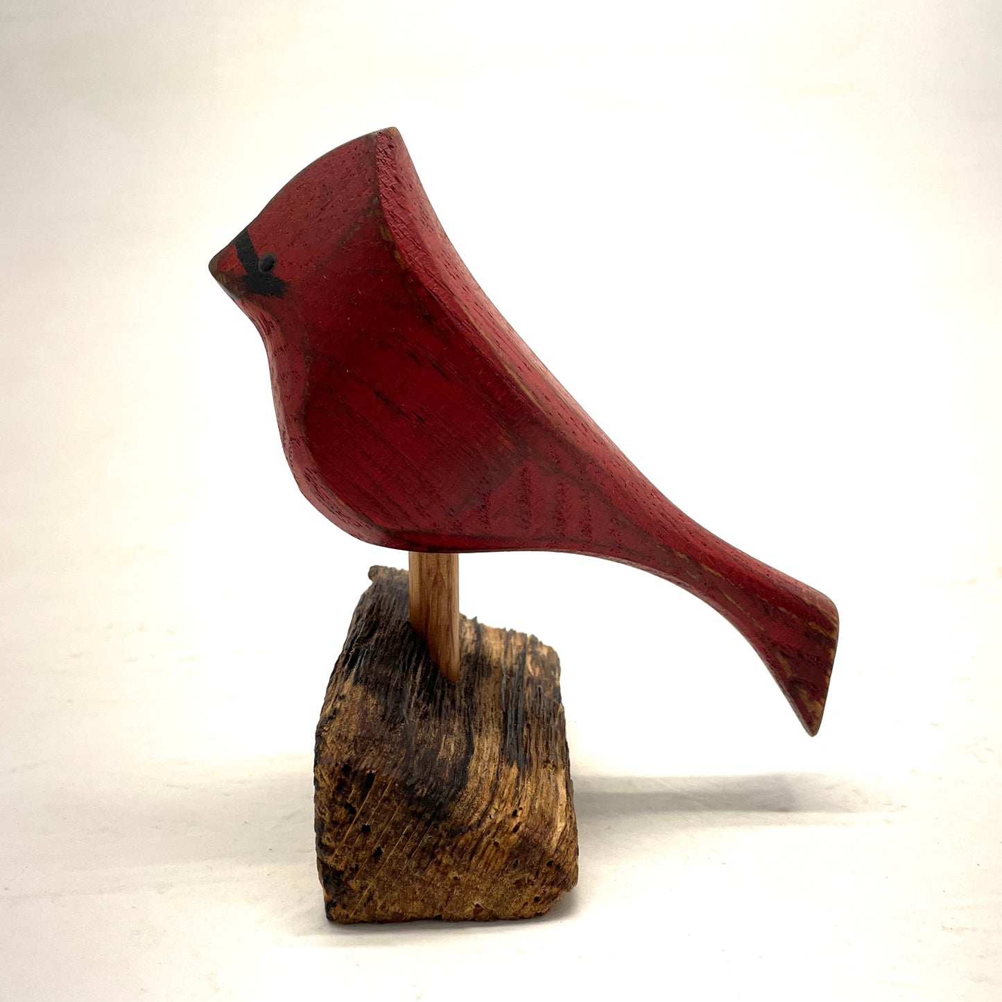 Carved Wood Cardinal