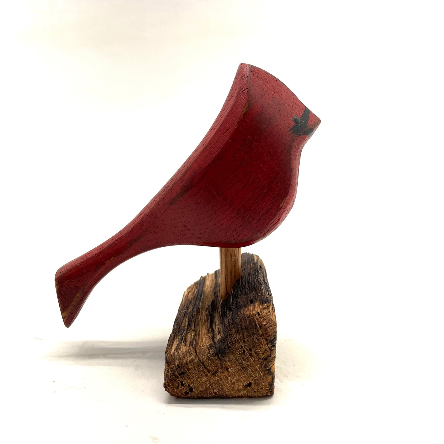 Carved Wood Cardinal