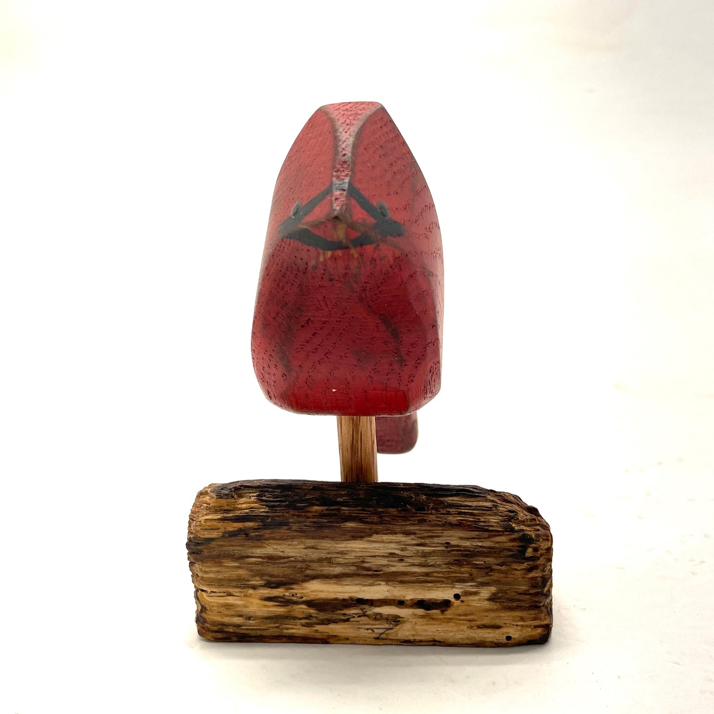 Carved Wood Cardinal